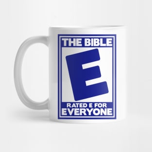 The Bible Rated E for Everyone Mug